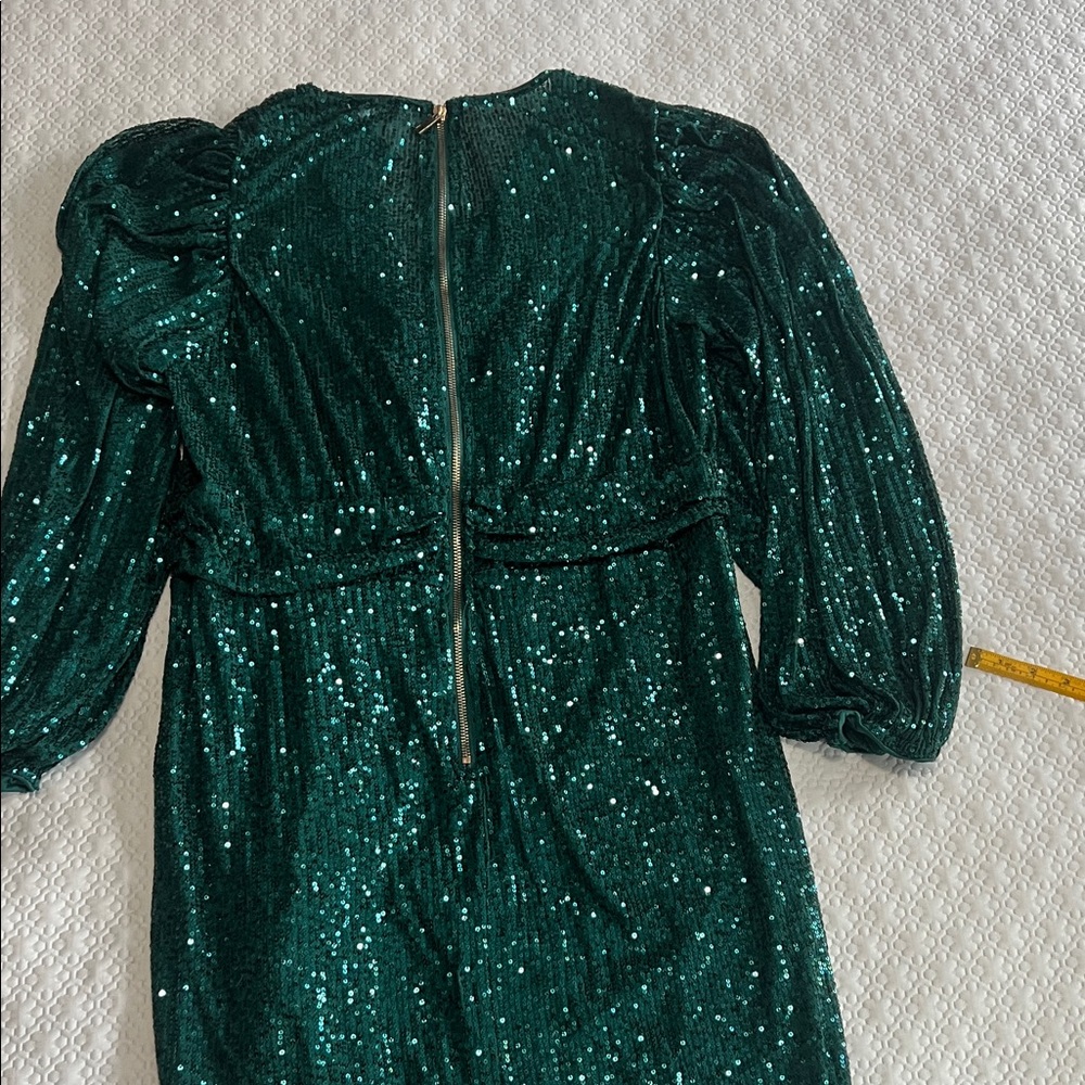 Fashion Nova Green Sequin Formal Dress - Picture 11 of 11